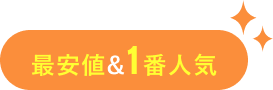 最安値&1番人気
