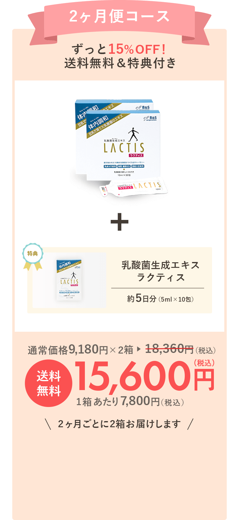 あなたにあった乳酸菌「ラクティス」｜ビーアンドエス